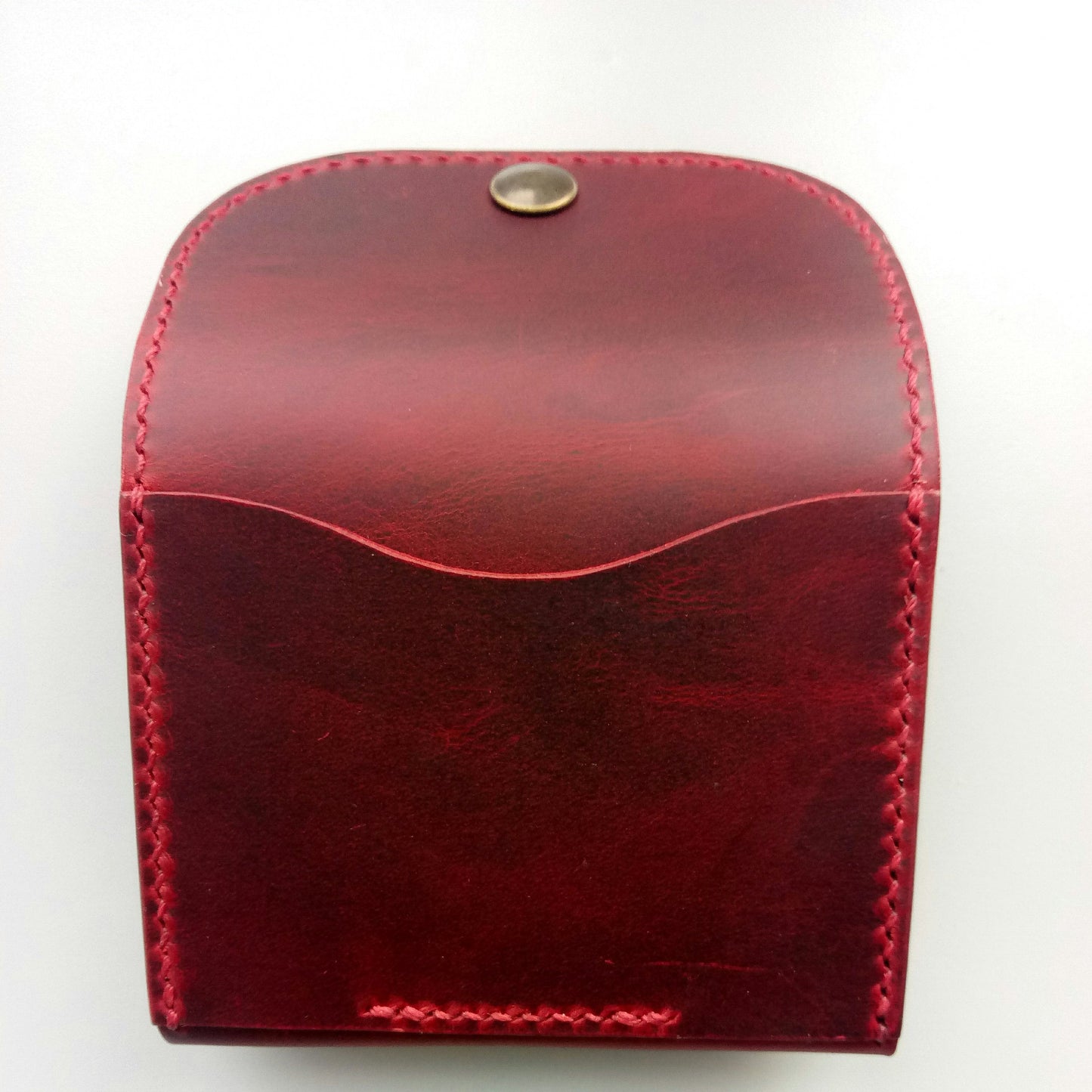 Leather Origami Wallet, Minimalist Pocket Wallet, Coin Purse And Card Case Wallet, Leather Card Holder