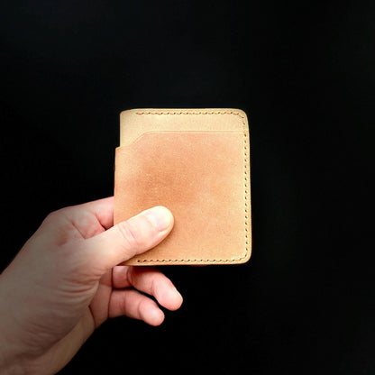 Rocado Shell Cordovan Bifold Wallet – Unglazed Leather, Patina-Ready, Handmade EDC