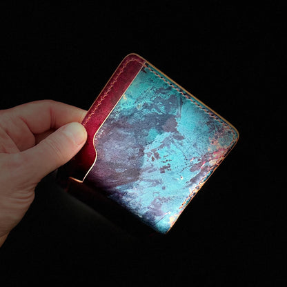 Rocado Shell Cordovan leather bifold wallet