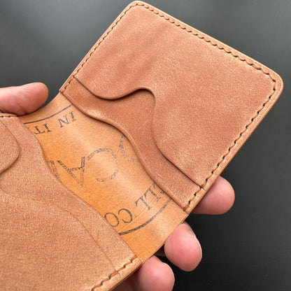 Rocado Shell Cordovan Bifold Wallet – Unglazed Leather, Patina-Ready, Handmade EDC