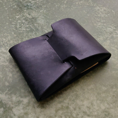 Stitchless Leather Cards Wallet, Origami Minimalist Wallet, EDC Card Holder Case