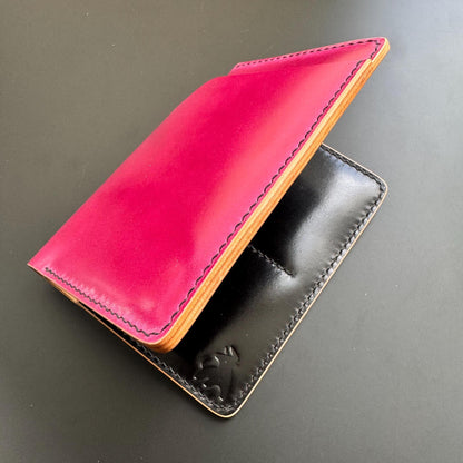 Rocado Shell Cordovan leather bifold wallet