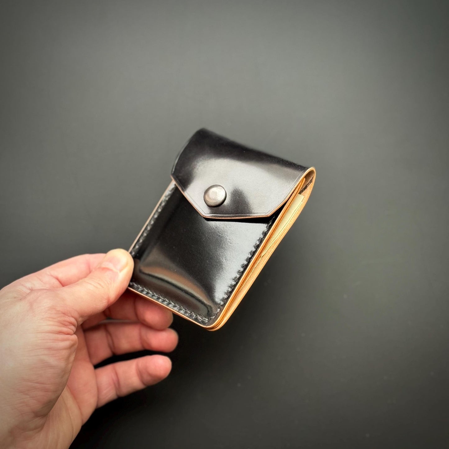 Rocado Shell Cordovan EDC Slim Pocket Wallet