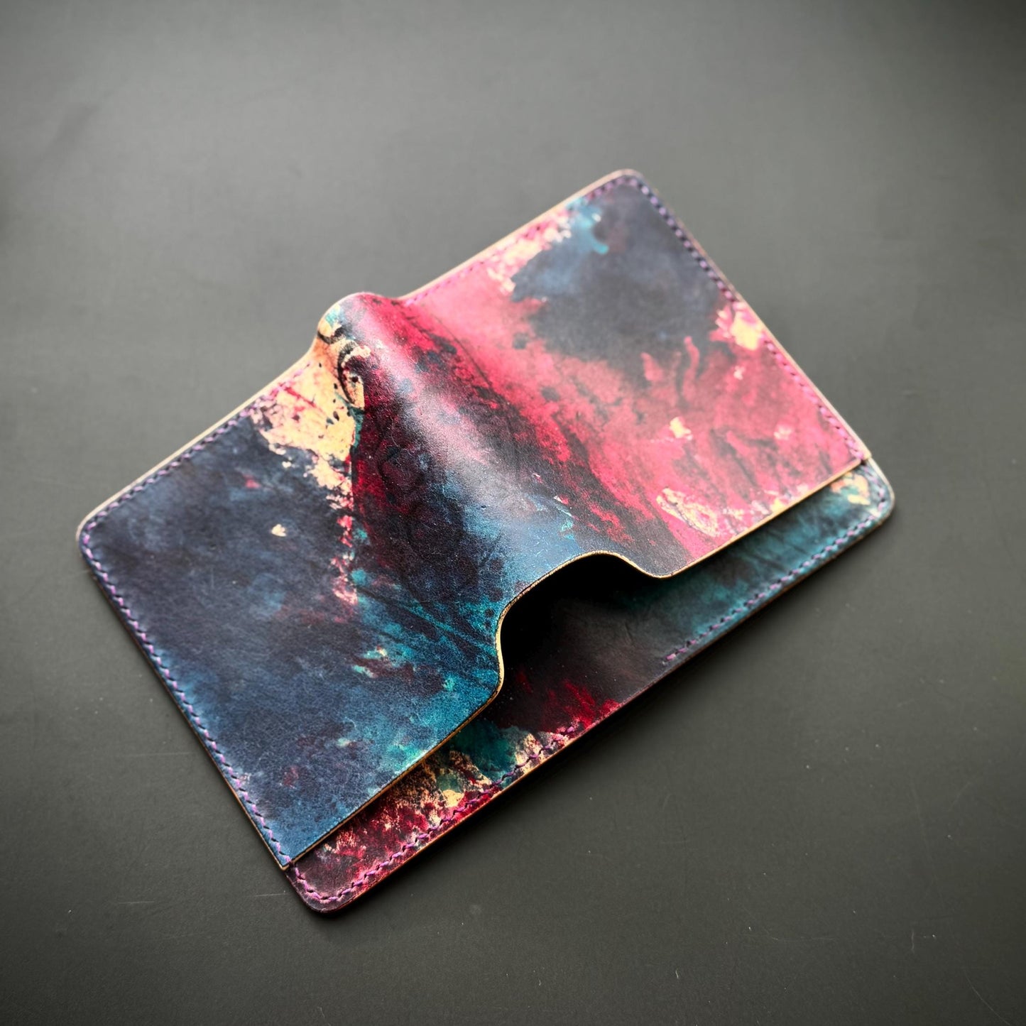 Rocado Shell Cordovan leather bifold wallet