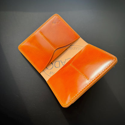 Rocado Shell Cordovan leather bifold wallet