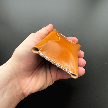 Rocado Shell Cordovan Minimalist Card Holder Wallet