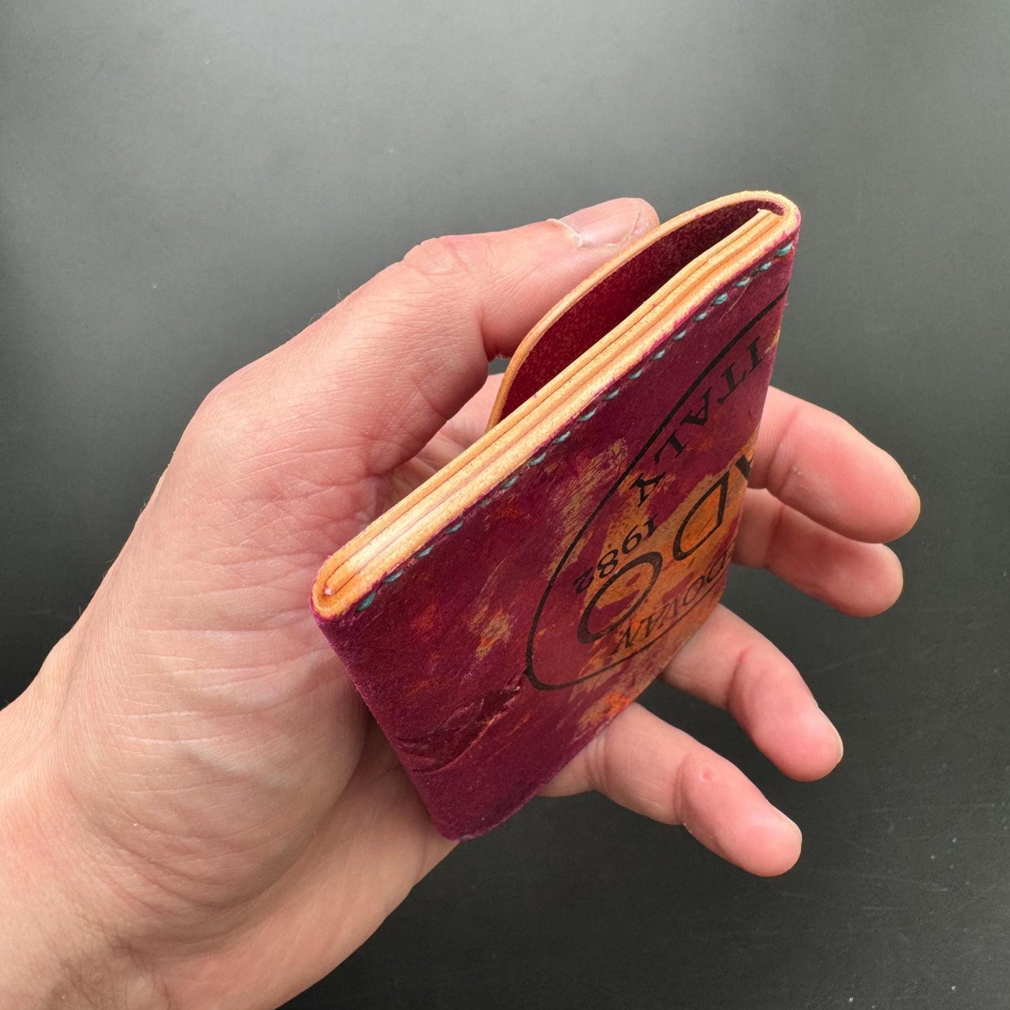 Rocado Shell Cordovan Card Wallet – Handmade Minimalist Leather Pouch