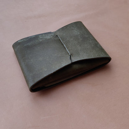 Stitchless Leather Cards Wallet, Origami Minimalist Wallet, EDC Card Holder Case