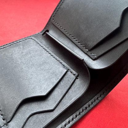 Biker Wallet With A Ring For Chain Or Lanyard, Veg Tanned Travel Western Wallet