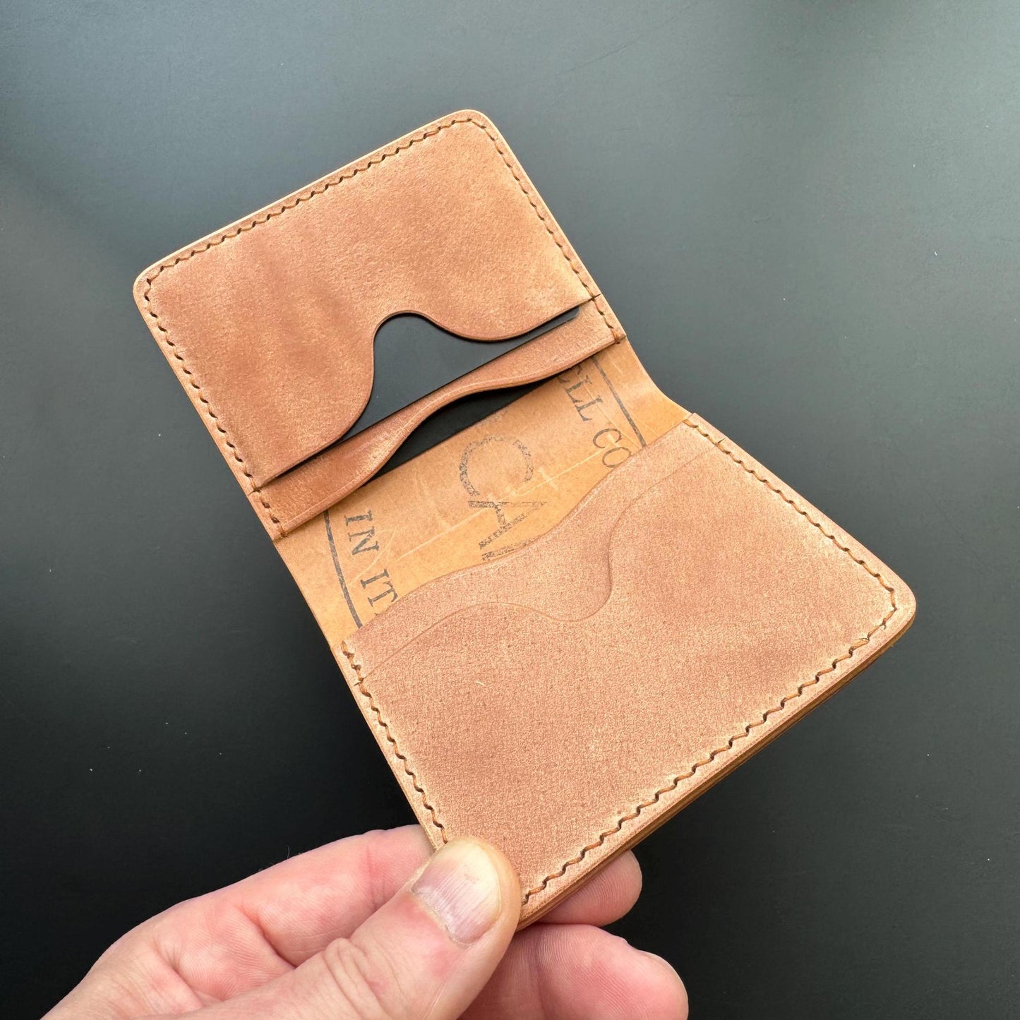 Rocado Shell Cordovan Bifold Wallet – Unglazed Leather, Patina-Ready, Handmade EDC
