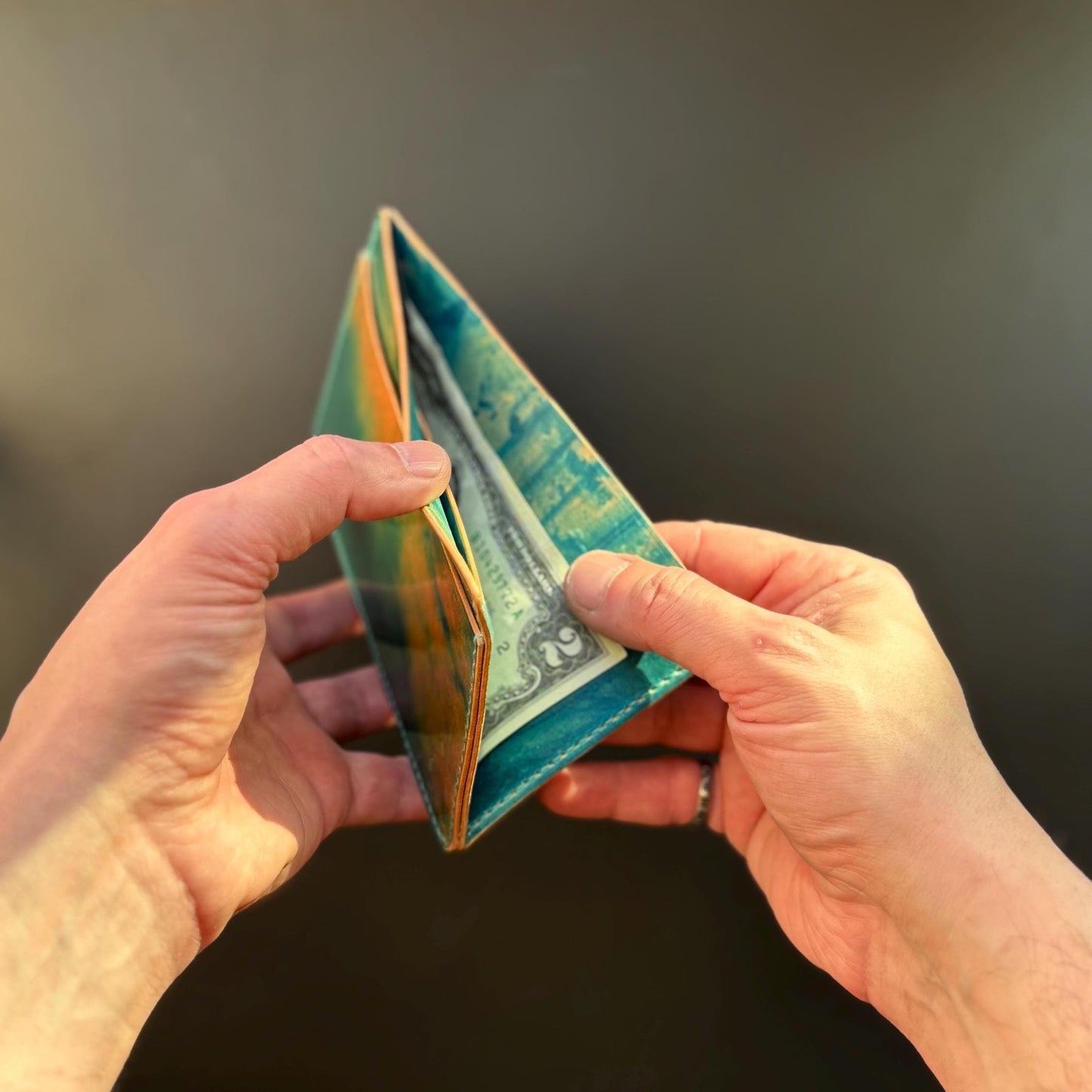 Rocado Shell Cordovan Handmade Minimalist long wallet