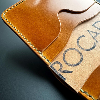 Rocado Shell Cordovan leather bifold wallet