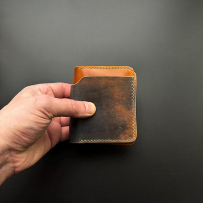 Rocado Shell Cordovan leather bifold wallet