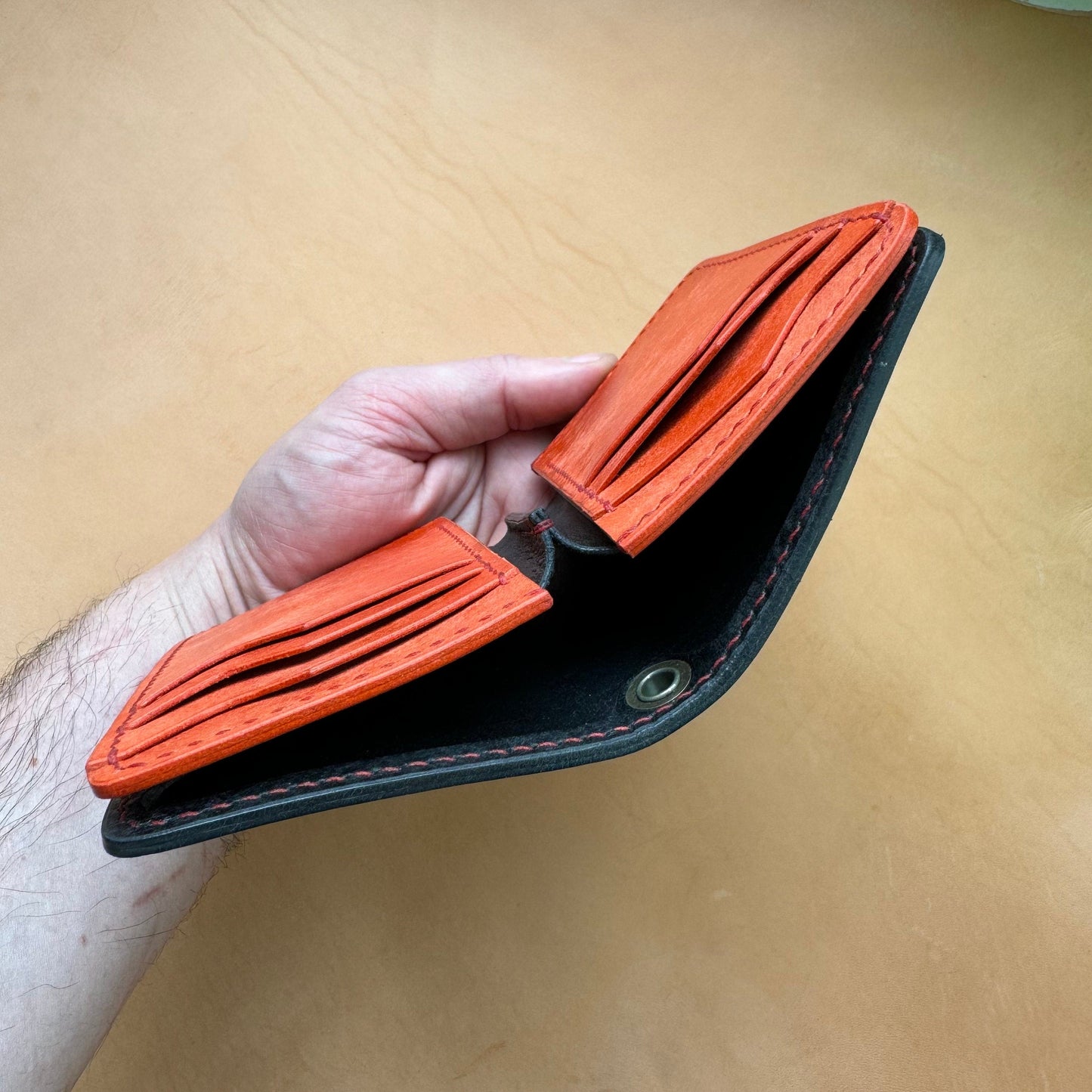 Vertical Leather Wallet, Cash Holder Leather Wallet, Bi-Fold Middle Wallet, Men Gift Wallet, Women Gift Wallet