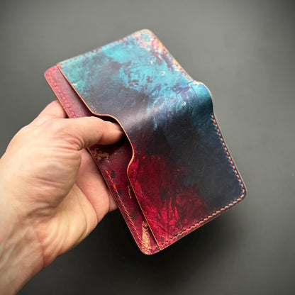 Rocado Shell Cordovan leather bifold wallet