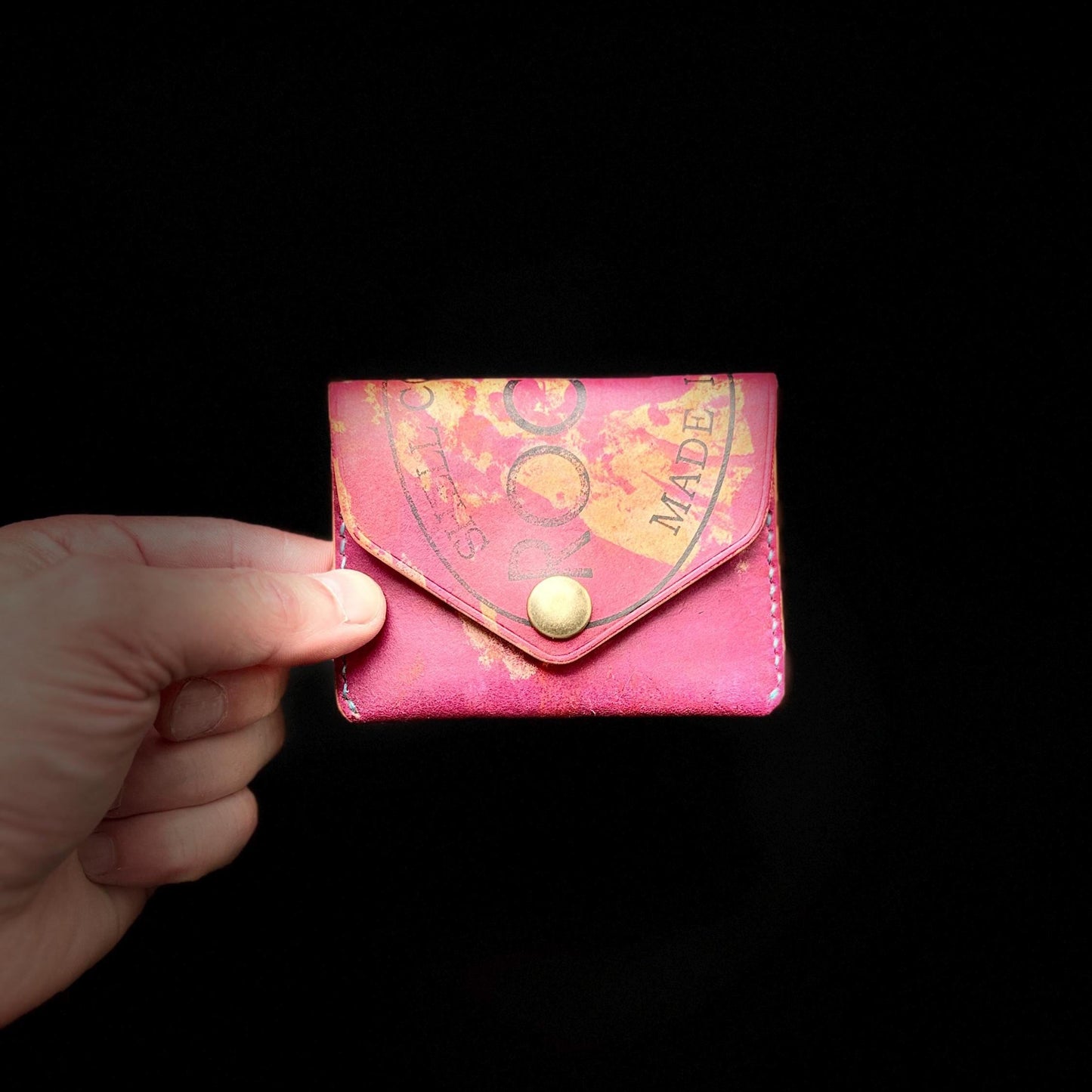 Rocado Shell Cordovan Card Wallet – Handmade Minimalist Leather Pouch