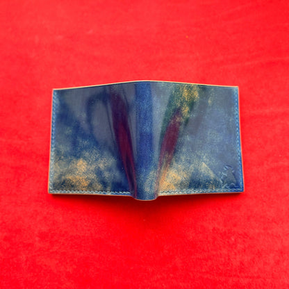 Rocado Shell Cordovan Wallet, Leather Bifold Wallet, Luxury Wallet