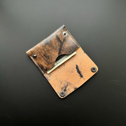 Rocado Shell Cordovan minimalist card holder wallet