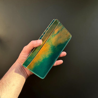 Rocado Shell Cordovan Handmade Minimalist long wallet