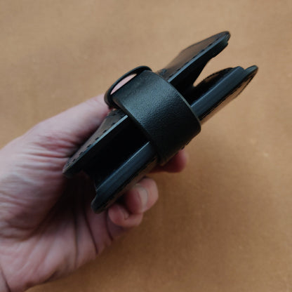 Leather Bifold Wallet, Japanese-Style Vegetable Tanned Wallet With Coin Purse