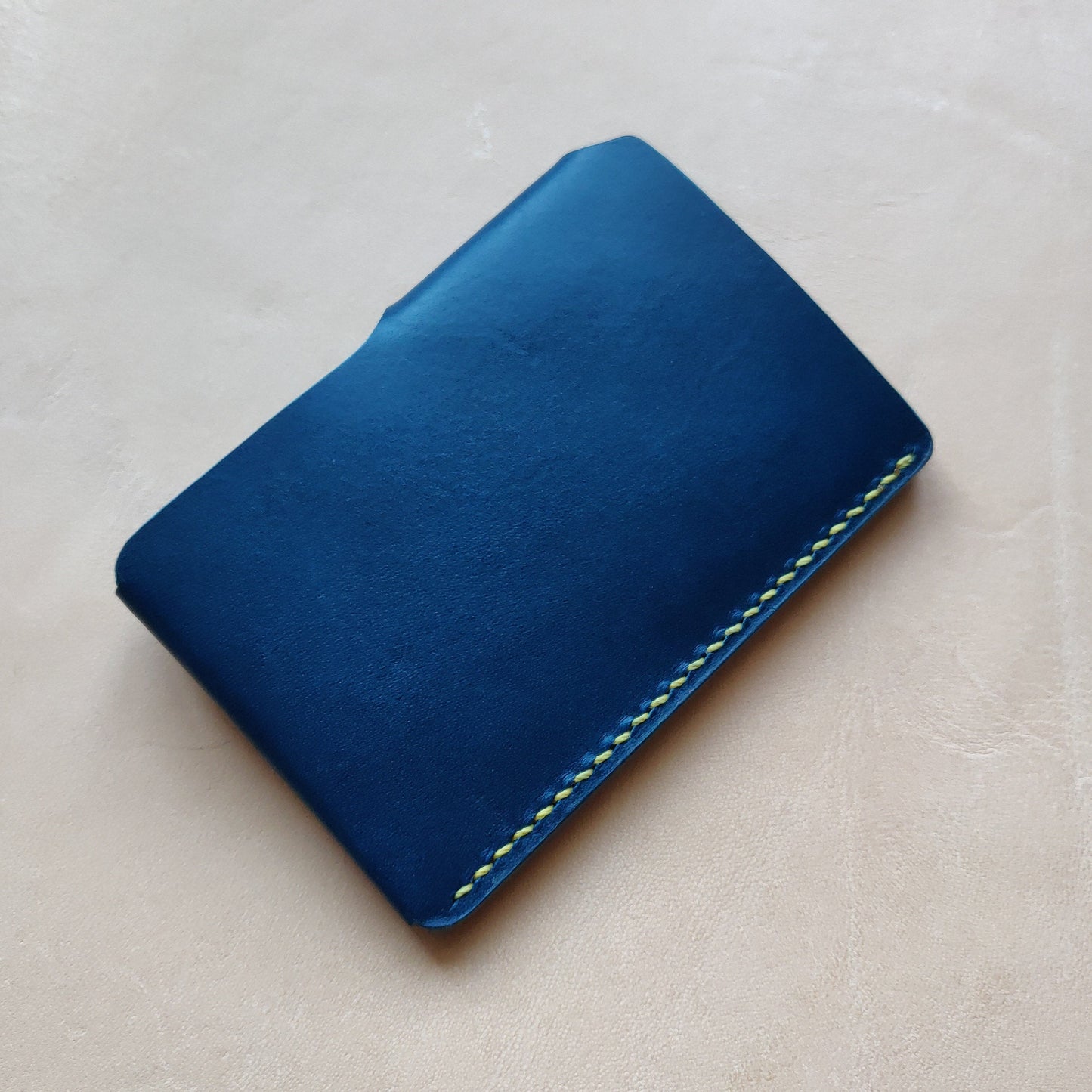 Leather Card Holder, Vegetable Tanned Pocket Mini Wallet, Minimalist Card Holder Case