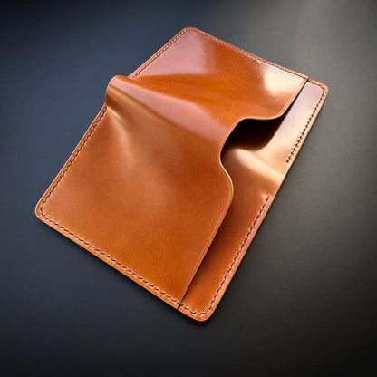 Rocado Shell Cordovan leather bifold wallet