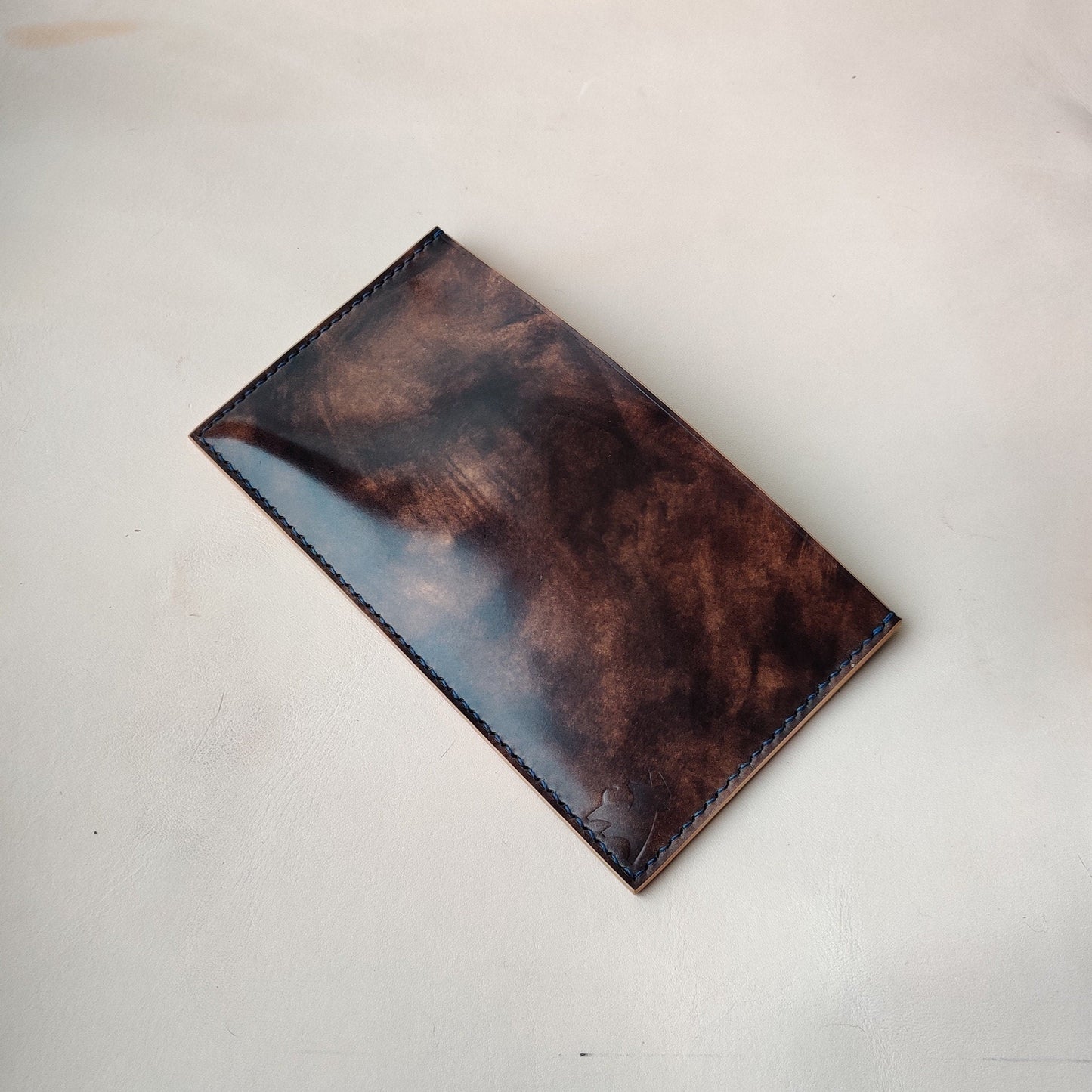 Rocado Shell Cordovan Handmade Minimalist long wallet