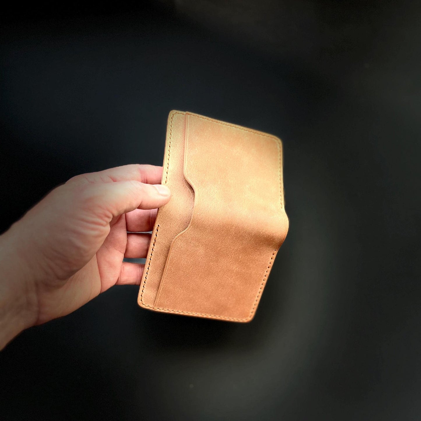 Rocado Shell Cordovan Bifold Wallet – Unglazed Leather, Patina-Ready, Handmade EDC