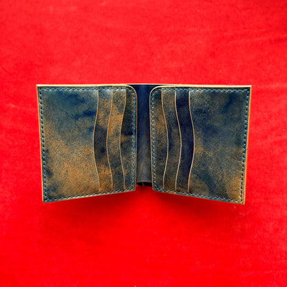 Rocado Shell Cordovan Wallet, Leather Bifold Wallet, Luxury Wallet