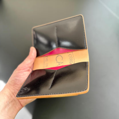 Rocado Shell Cordovan leather bifold wallet