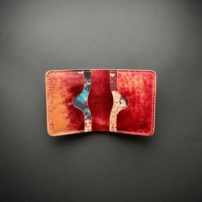 Rocado Shell Cordovan leather bifold wallet