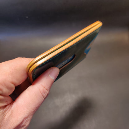 Rocado Shell Cordovan Wallet, Leather Card Wallet, Japanese Style Minimalist Slim Luxury Wallet