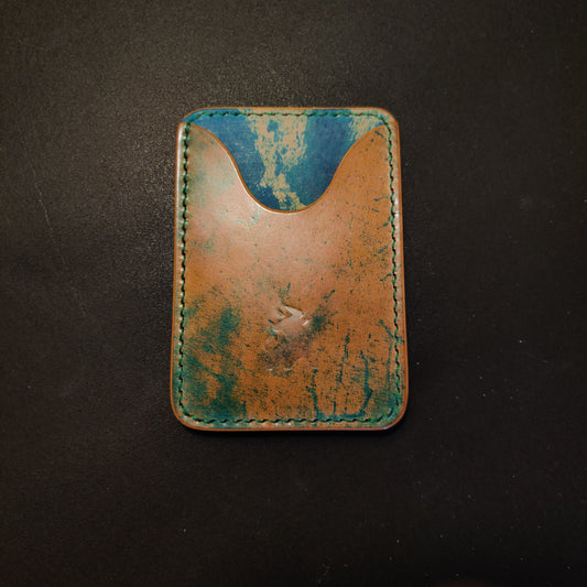 Rocado Shell Cordovan Wallet, Leather Card Wallet, Japanese Style Minimalist Slim Luxury Wallet