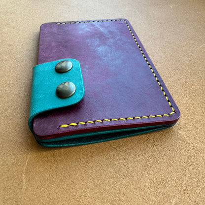 Leather Card Holder, Vegetable Tanned Pocket Mini Wallet, Minimalist Card Holder Case