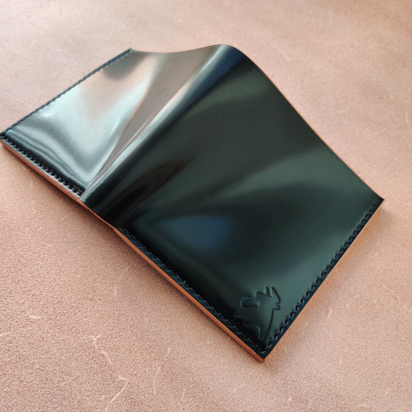 Rocado Shell Cordovan Wallet, Leather Bifold Wallet, Luxury Wallet