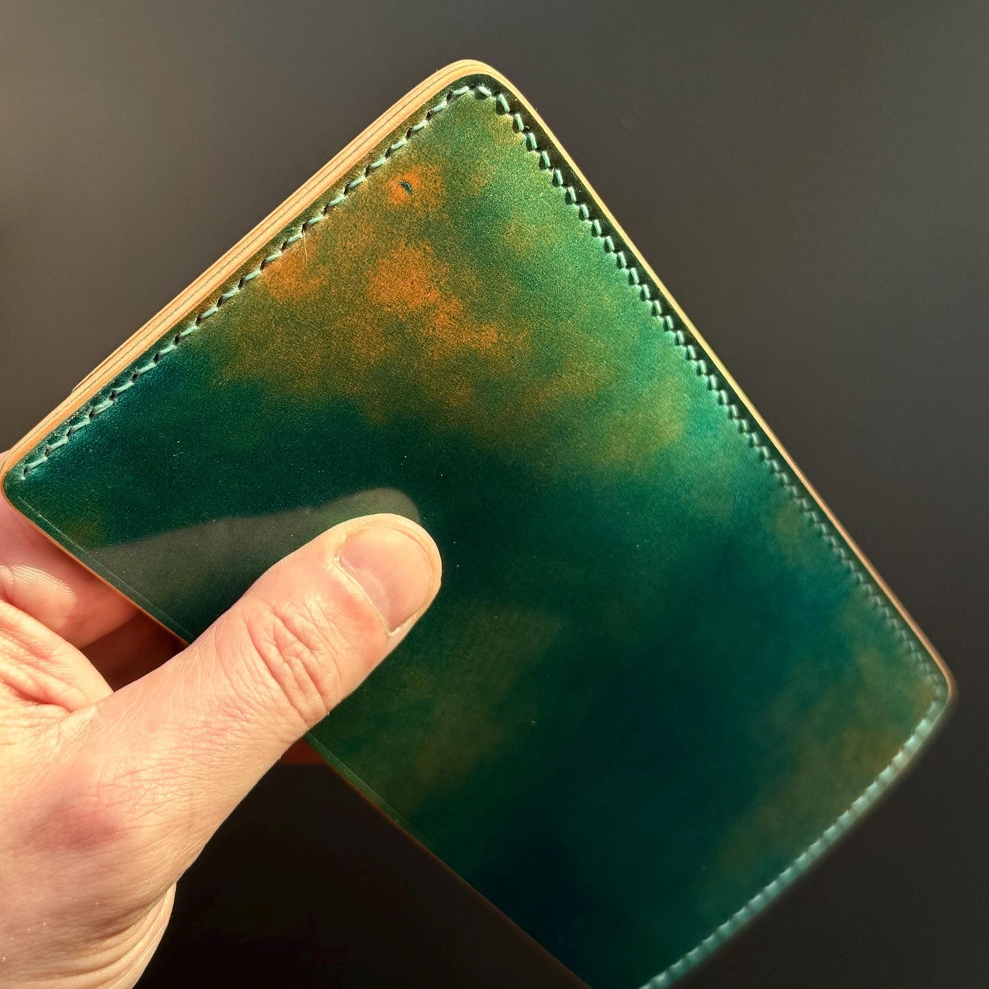Rocado Shell Cordovan Handmade Minimalist long wallet