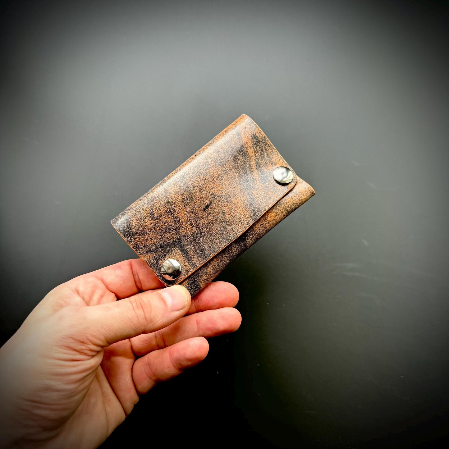 Rocado Shell Cordovan minimalist card holder wallet