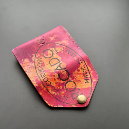 Rocado Shell Cordovan Card Wallet – Handmade Minimalist Leather Pouch