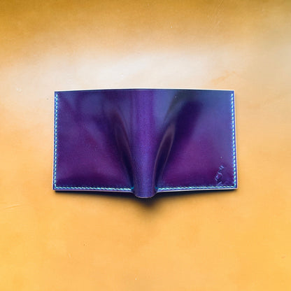 Rocado Shell Cordovan Wallet, Leather Bifold Wallet, Luxury Wallet