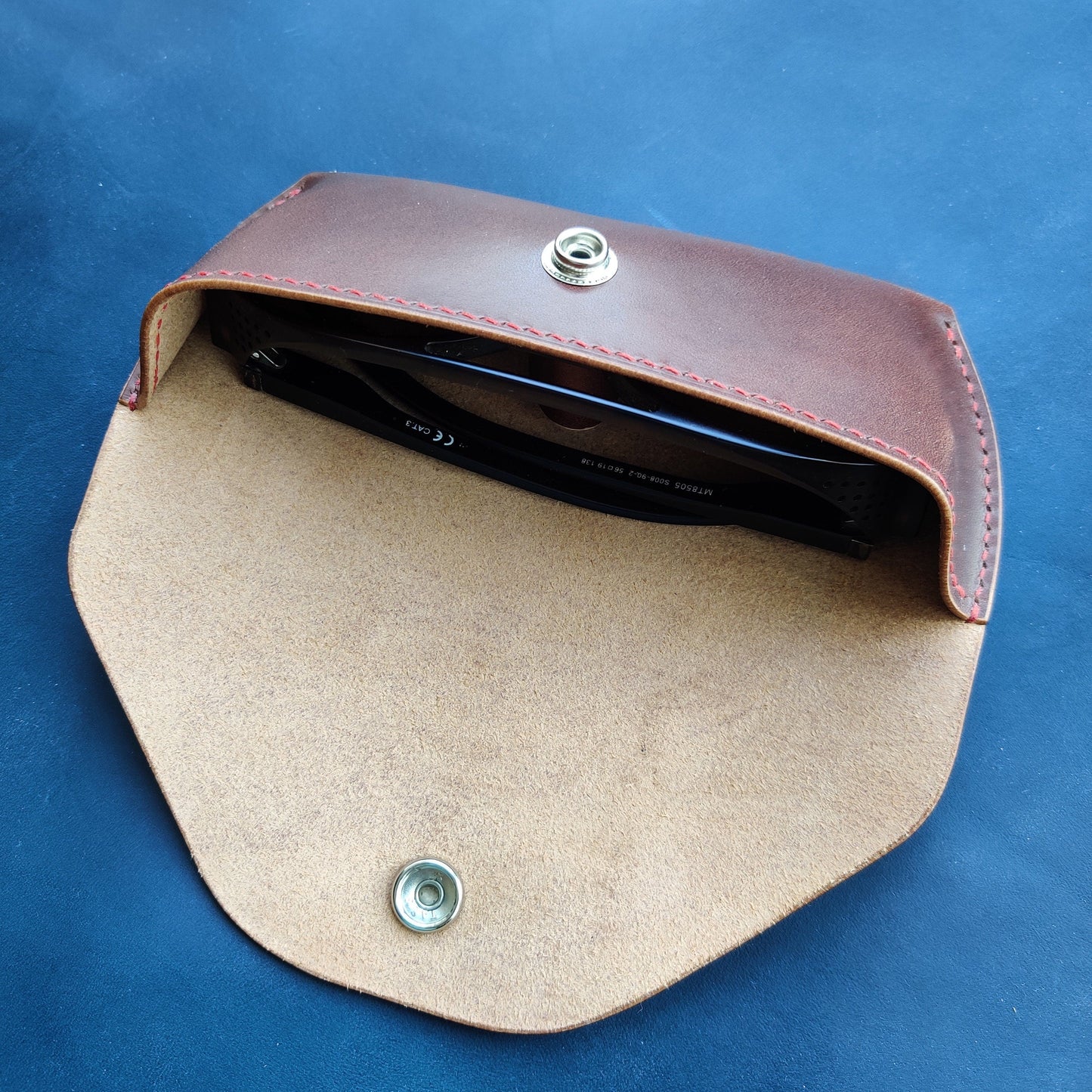 Handmade Glasses Case, Sunglasses Or Reading Glasses Case, Veg Tanned Leather Glasses Case Case For Glasses