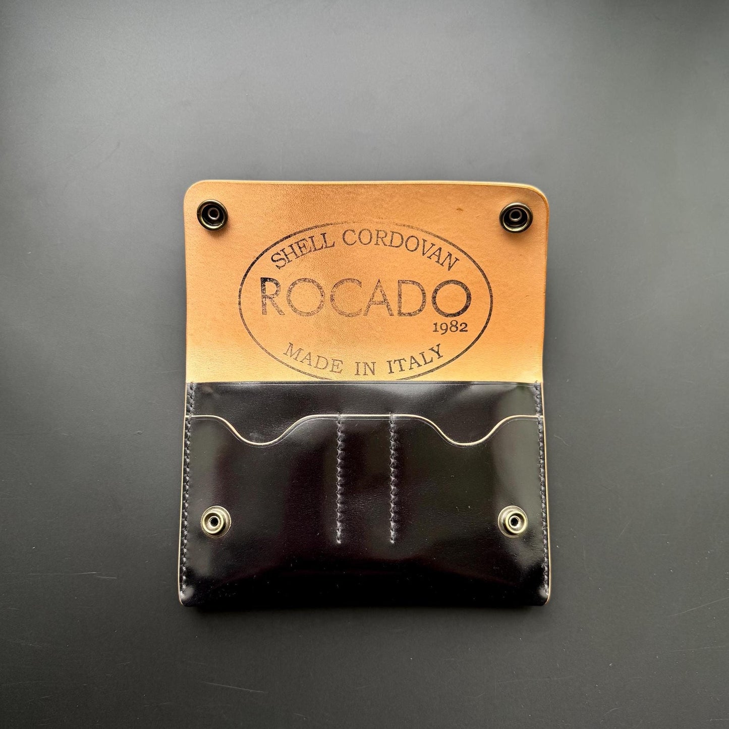 Shell Cordovan Leather Travel Wallet – Passport Holder, Trucker Wallet, Field Notes Cover