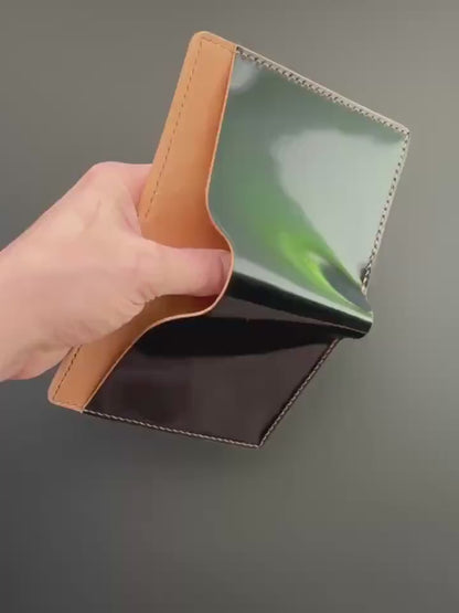 Rocado Shell Cordovan leather bifold wallet