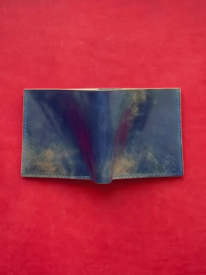 Rocado Shell Cordovan Wallet, Leather Bifold Wallet, Luxury Wallet