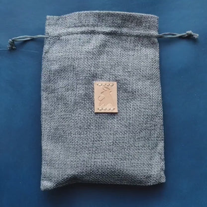 Short Trucker Wallet With A Ring For Chain or Lanyard, Unpainted Veg Tanned Wallet For Rider, Biker or Trucker